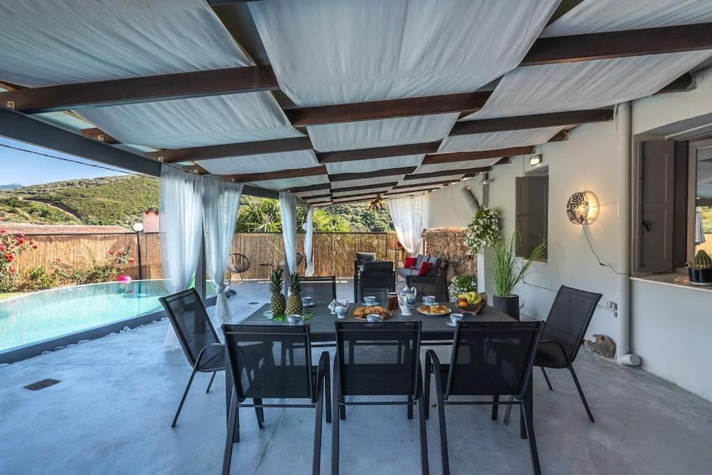 فيلا Casa Del Miele, Private Pool, Bbq, Mountain View. Alikianos المظهر الخارجي الصورة